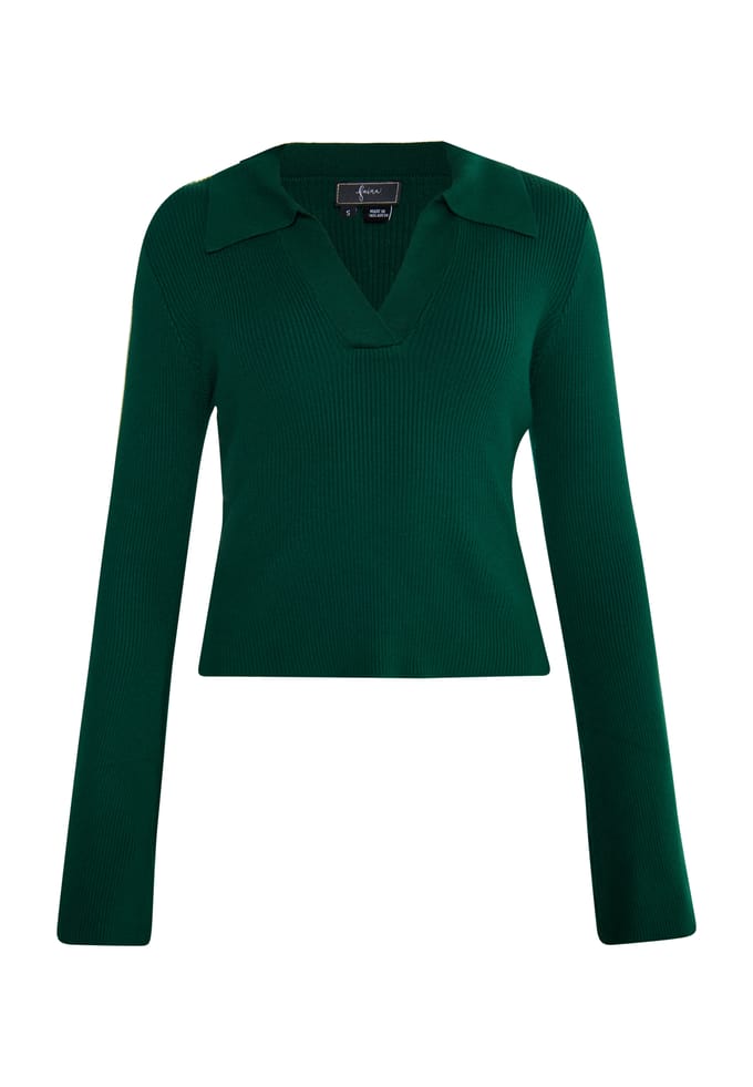 Faina Jumper Dames Smaragdgroen