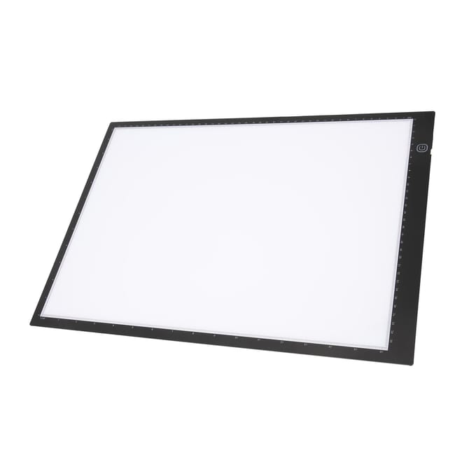 Tablette lumineuse LED A3 à intensité variable alimentée par USB pour peinture, traçage, copie