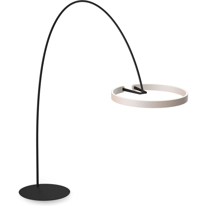 Occhio Mito Largo Vloerlamp - goud mat - zwart