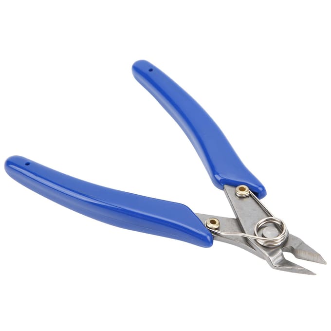 Modèle Coupeur Pince Diagonale Électronique Industrielle Précise Côté Acier Chrome Vanadium 5in 306 blue