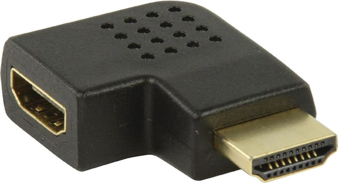 HDMI adapter - 90° haaks naar rechts - versie 1.4 (4K 30Hz)