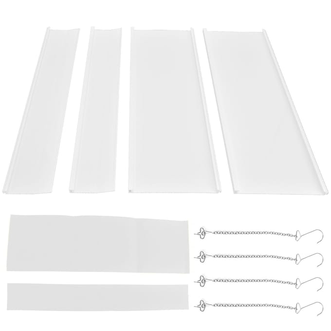 4 STuks Centrale Airconditioning Windscherm Koude Wind Deflector Airconditioning Uitlaat Baffle 45x45cm