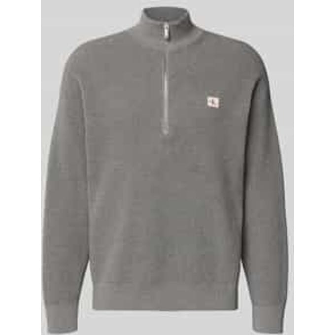 Calvin Klein Ls Ez Cotton Waffle Sweater Medium Grey Heather Taglia: L | Maglioni a maglia Outlet | Uomo | Grigio