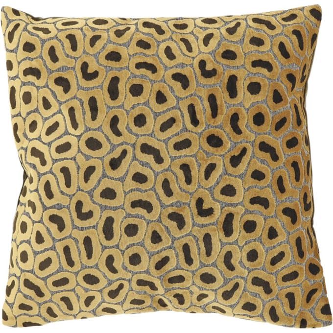 Unique Living - Sierkussen Mirelle 45x45cm - Glowy Yellow