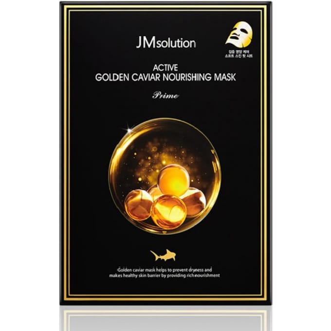 [JMsolution] Actief Gouden Kaviaar Voedend Prime Masker 30ml (Set van 10 ST) - Professionele Hoge Concentratie Vitaliteit & Stralende Verzorging black