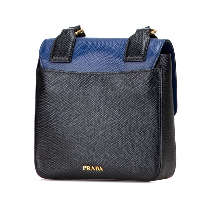 Crossbody Twee Kleurige Flap Tas