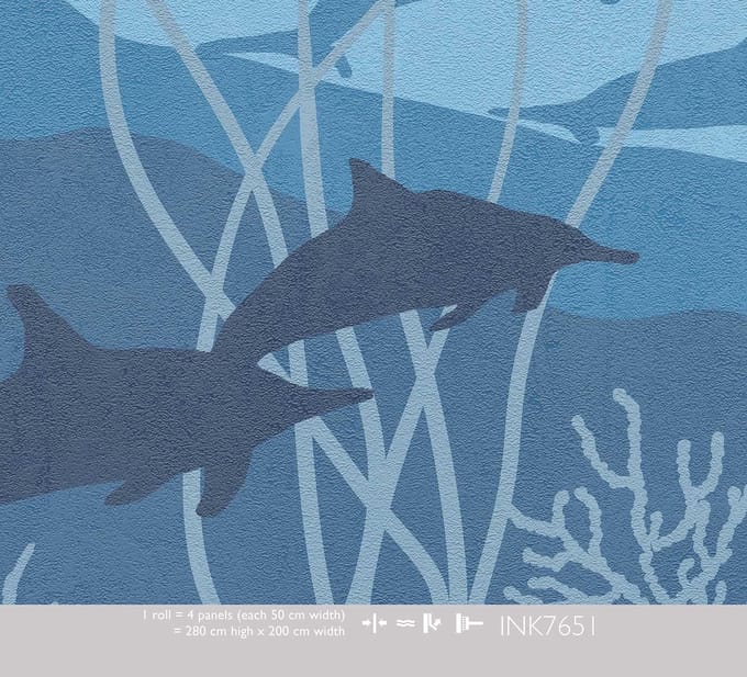 INGK Kinderbehang - Blue Eden