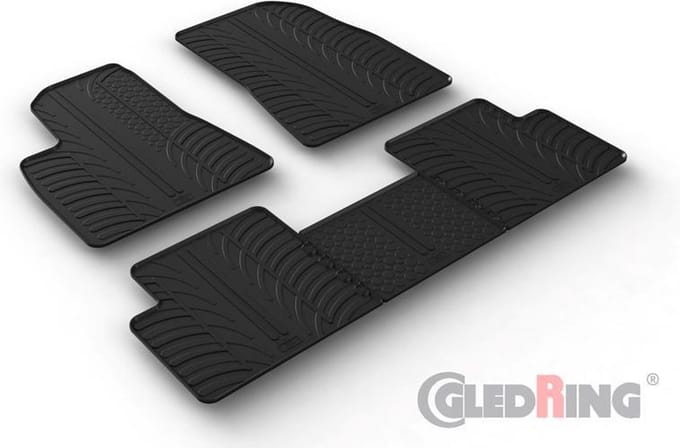 Gledring Rubbermatten passend voor Tesla Model 3 2017- (T profiel 5-delig)