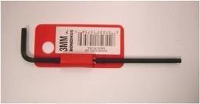 Bondhus inbussleutel bolkop 3.0mm