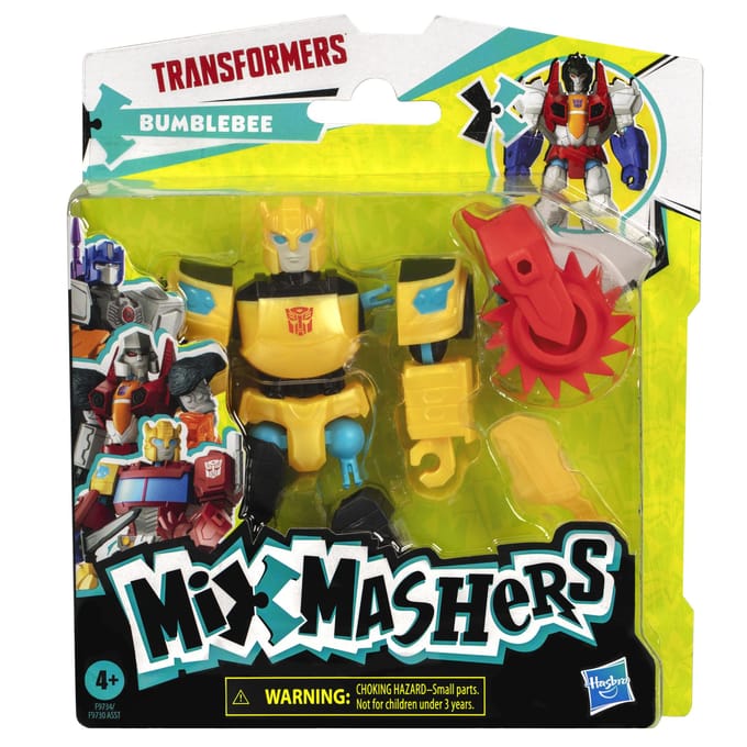 Hasbro Transformers actiefiguur Bumblebee MixMashers 12 cm speelgoed.