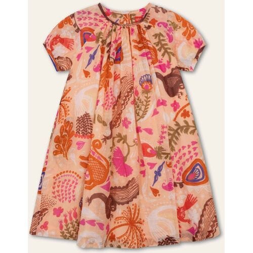 Oilily Dorissa Jurk- maat122/7yr Peach Melba