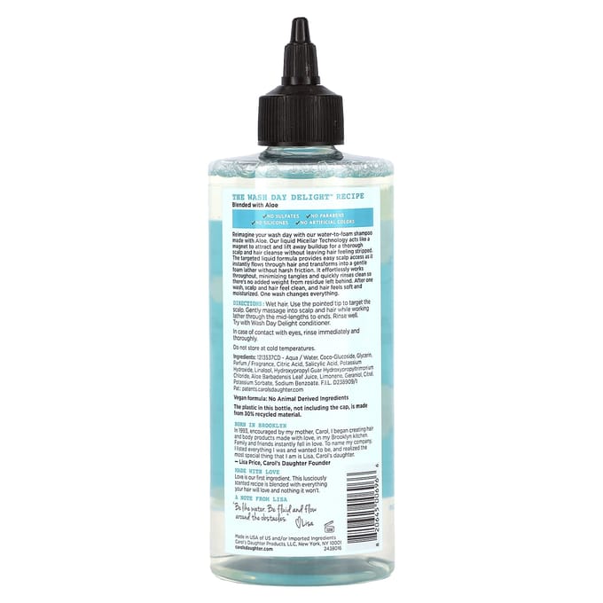 Carol's Daughter, Wash Day Delight, Shampoo met Aloë, 16.9 fl oz (500ml) blue