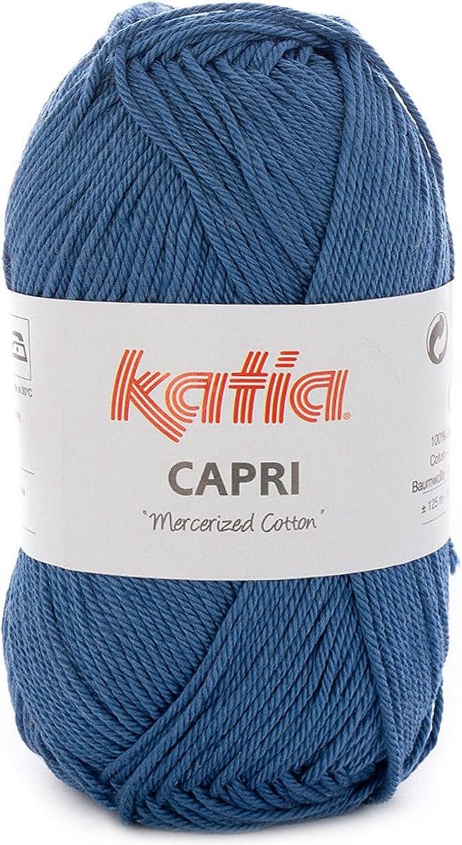 Katia Capri - 82155 medium blauw - Katoen Garen