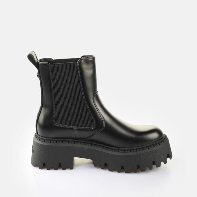 Buffalo Aspen Chelsea Dames Zwarte Laarzen