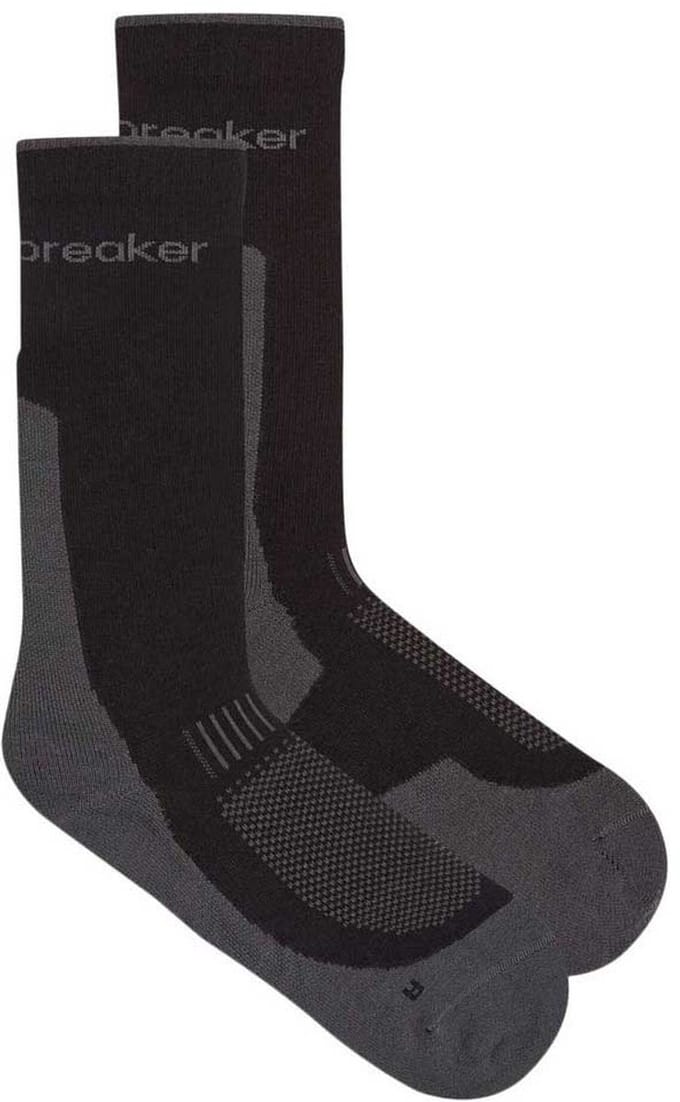 Icebreaker Heren Wandelsokken Light Cushion Zwart