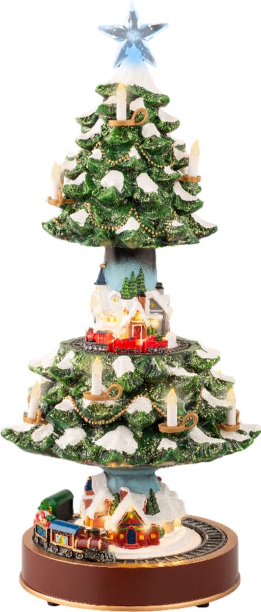 Lumineo - MicroLED scenery d24h49 cm kleur/warm wit