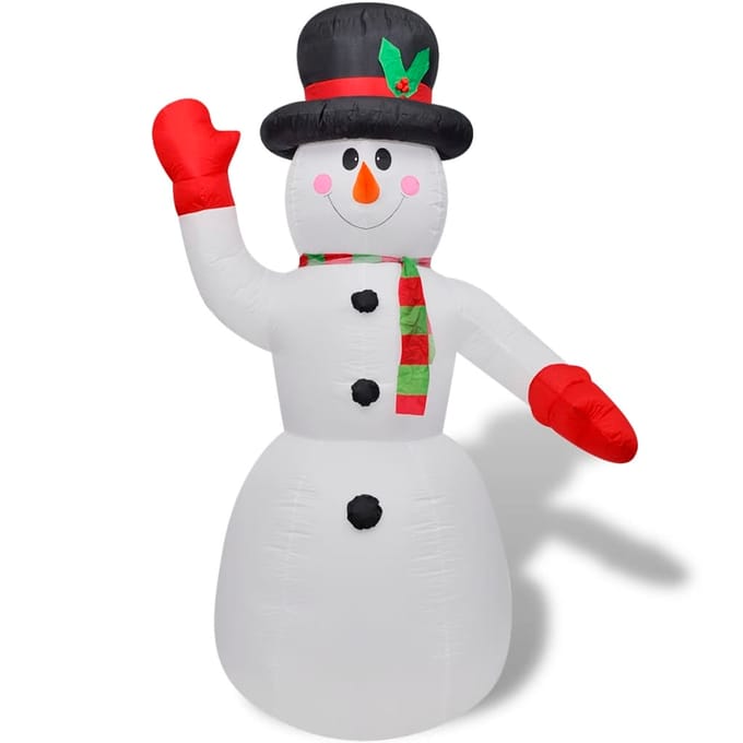 vidaXL - Opblaasbare - sneeuwpop - 240 - cm