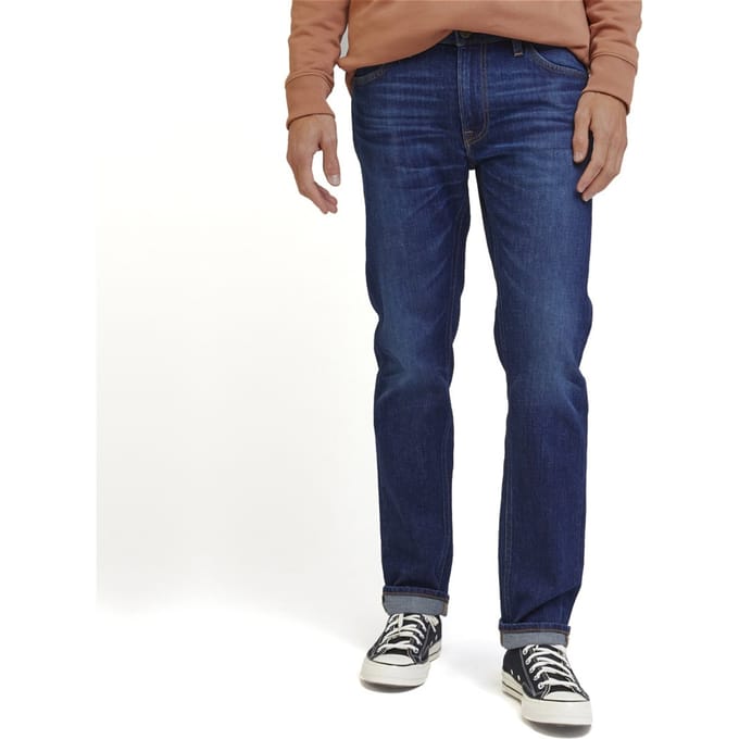Lee Luke Dk Worn Kansas Jeans Maat: W31L34 | Straight Jeans Outlet | Heren | Blauw