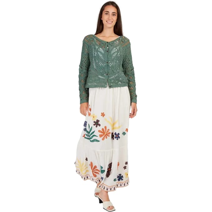 Bloemenlange rok dames Derhy Albi