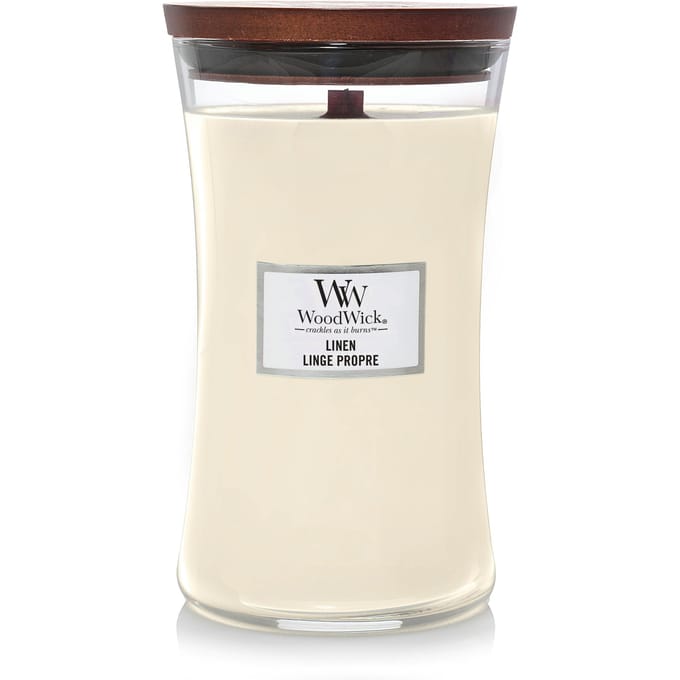 WoodWick Geurkaarsen Linnen Dames 610 g