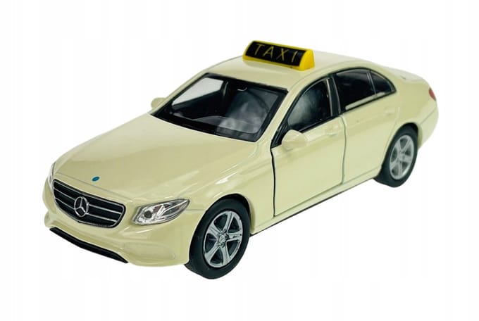 Welly Mercedes-Benz E-Klasse W213 Taxi Modelauto 1:34