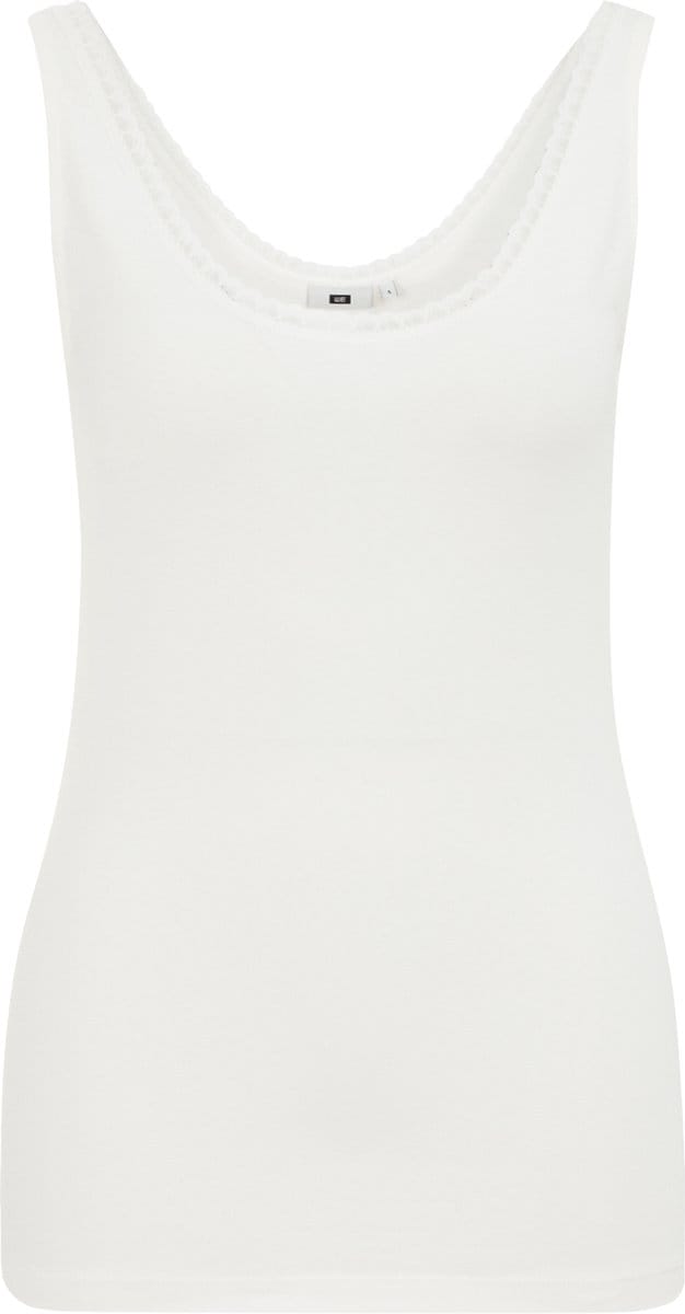 WE Fashion Dames singlet met kant