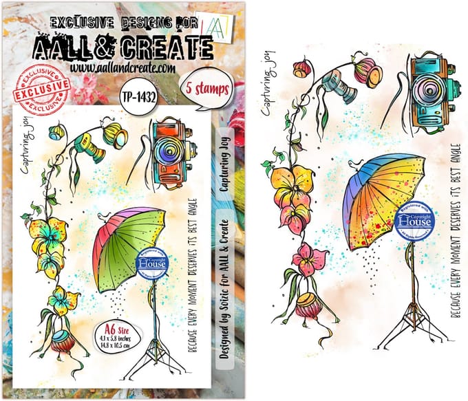 Aall & Create clearstamp A6 - Capturing joy