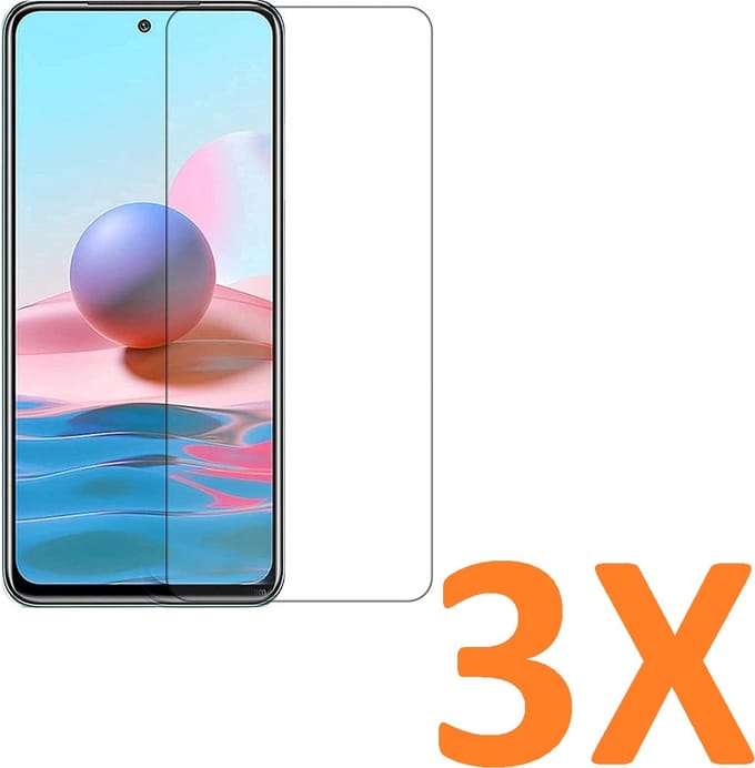 Screenprotector Glas - Tempered Glass Screen Protector Geschikt voor: Motorola Moto G42  - 3x