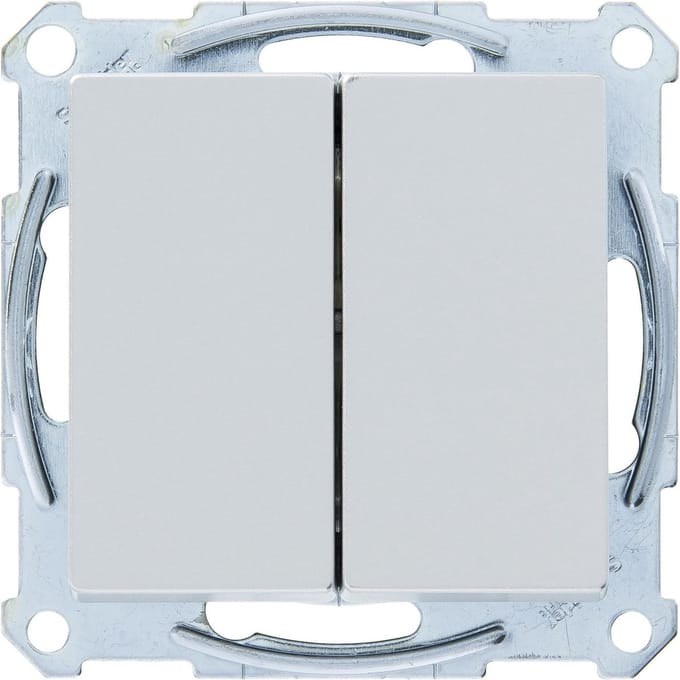 Schneider Electric System-M Serieschakelaar aluminium