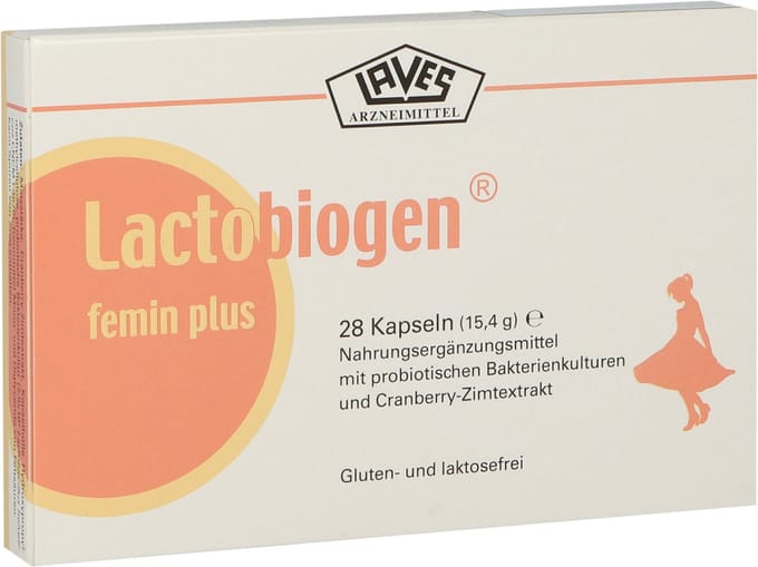 Laves Lactobiogen femin plus - 28 capsules - biotica supplementenpreparaat