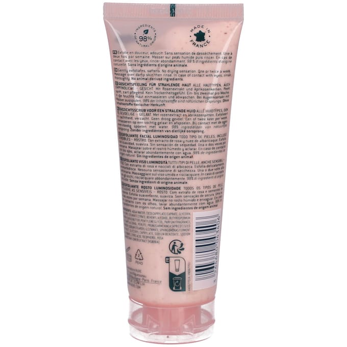 Nuxe Very Rose Radiance Face Scrub Gezichtspeeling Dames 75 ml