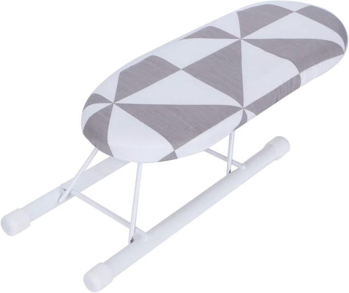 Mini Strijkplank - Strijkaccessoire Strijktafel - Details Strijken - Ruimtebesparend Opvouwbaar - 28 x 12 x 5 cm - Mode Geruit