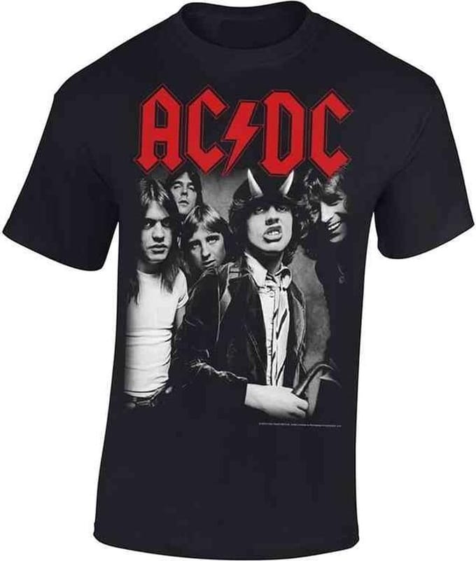 AC/DC Heren Tshirt -S- Highway To Hell Zwart