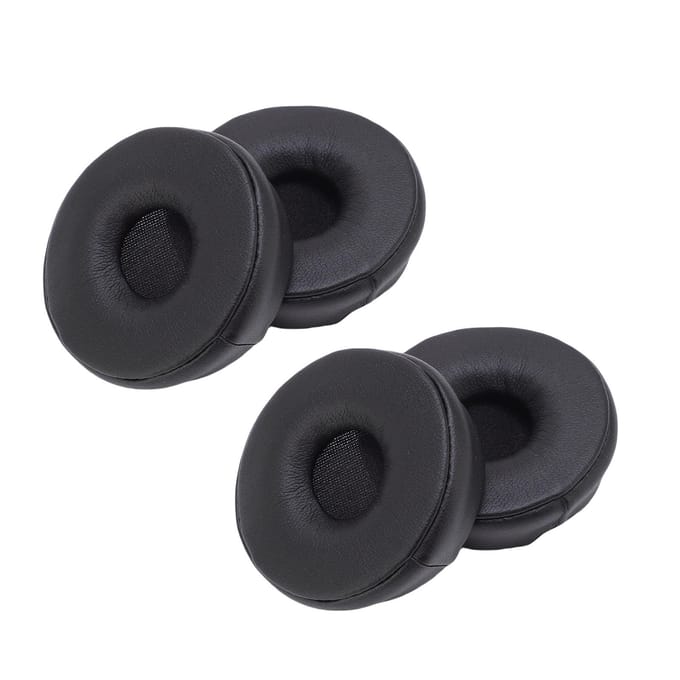 2 Paar Vervangende Oorkussens Geschikt voor Jabra Engage 55 65 75 Headset Eiwitleer Memory Foam gray