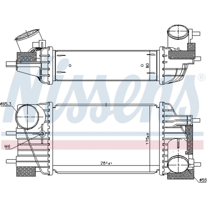 Intercooler NISSENS 96360