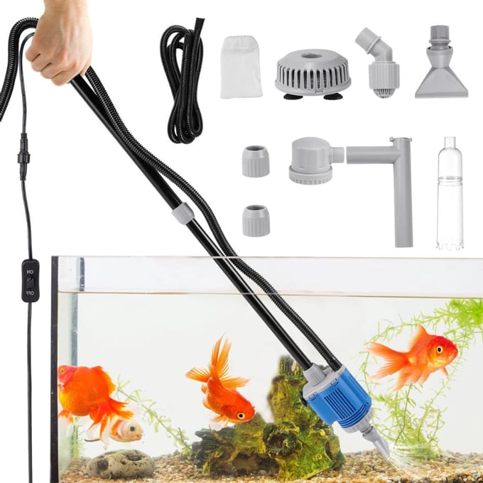 MRKK® Aquarium Stofzuiger - Bodemreiniger - Decoratie