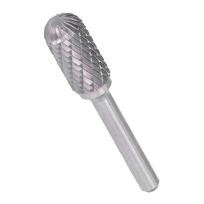 Carbide Frees Warmtebehandeld YG8 Hoge Gladheid Dubbele Sleuf 6mm0.2in Schacht 12mm0.5in Diameter