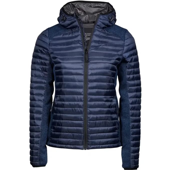 Tee Jays - Women´s Hooded Outdoor Crossover Jacket - Navy - 3XL