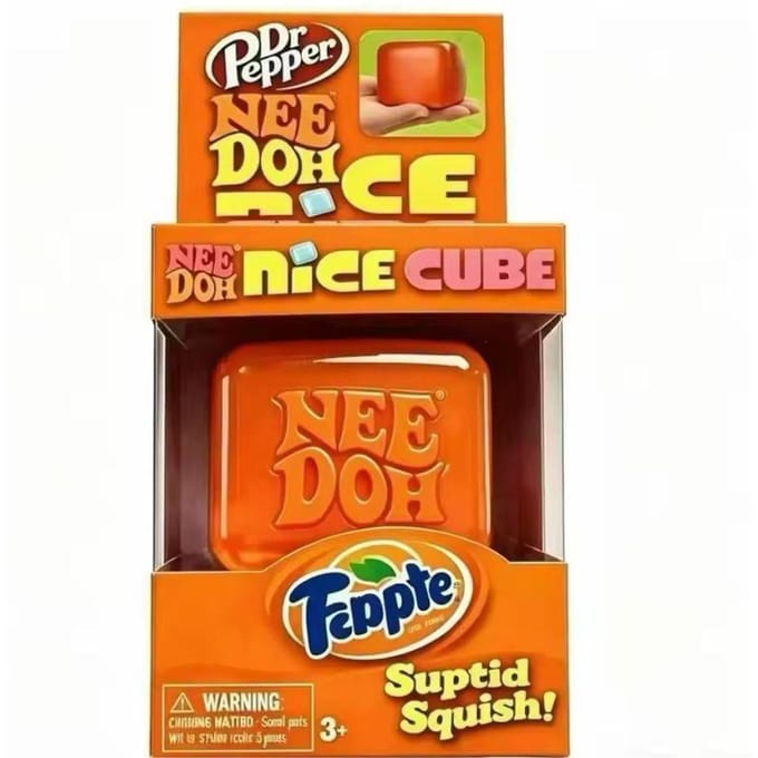 Needoh Nice Cube Sensorische Stressverlichter Fidget Tool voor Angst & Focus Bureau Sensorische Kubus voor Volwassenen & Kinderen