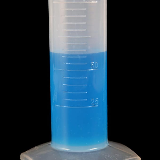 Maatcilinders Glas 250ml Plastic Maatcilinder gray