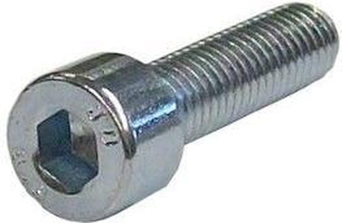Deltafix.inbusbouten. verzinkt. m3x30mm. lang. 15 stuks.
