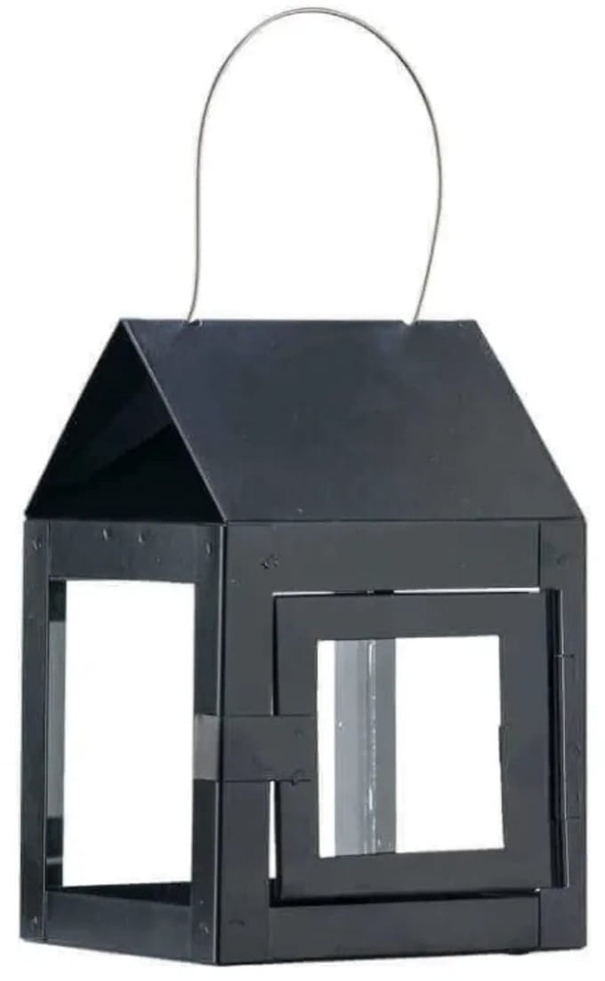 Zwarte Decoratieve Lantaarn