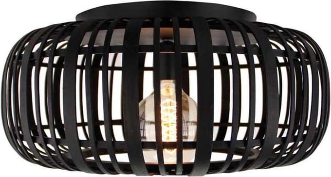 Brilliant Woodrow Plafondlamp Zwart 99405/76