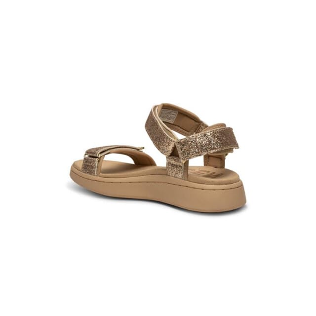 Woden Woden Lite Line Sandalen beige Textiel