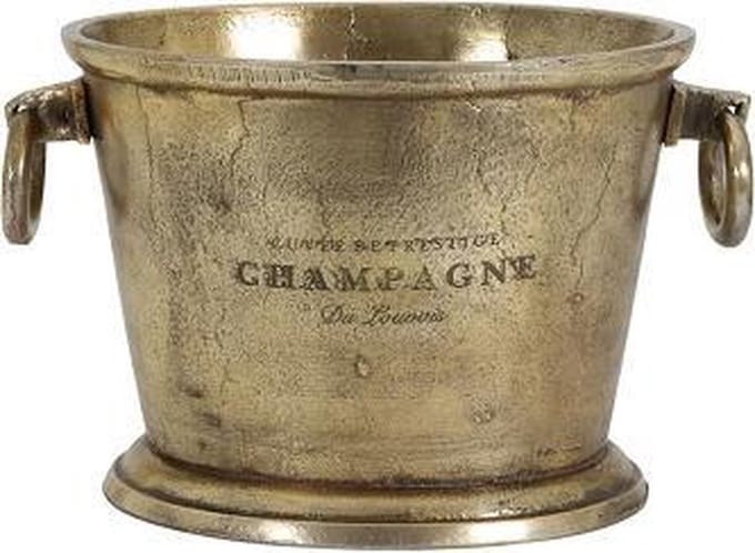 Light & Living Champagnekoeler  CRISTAL 39x25x25 cm  -  antiek brons