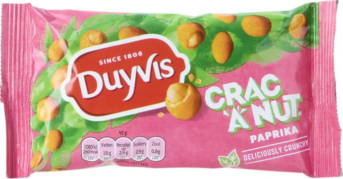 Crac A nut nootjes paprika 20*45g