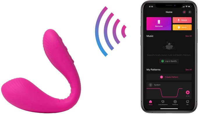 Lovense - Quake G-spot Vibrator met App - Roze
