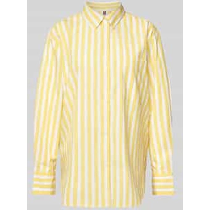 Easy fit overhemdblouse met knoopsluiting