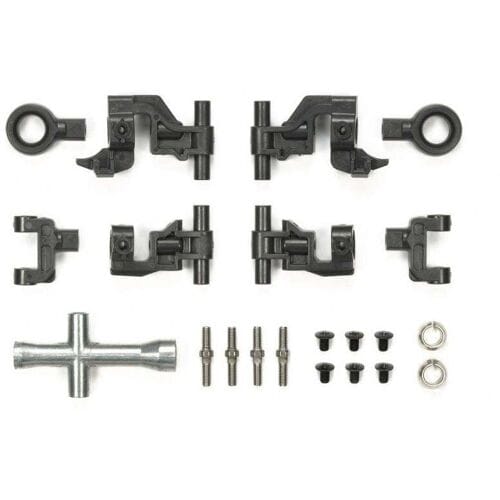 Tamiya 54874 Reserveonderdeel TT-02 dwarsgeleidearmset boven / instelbaar