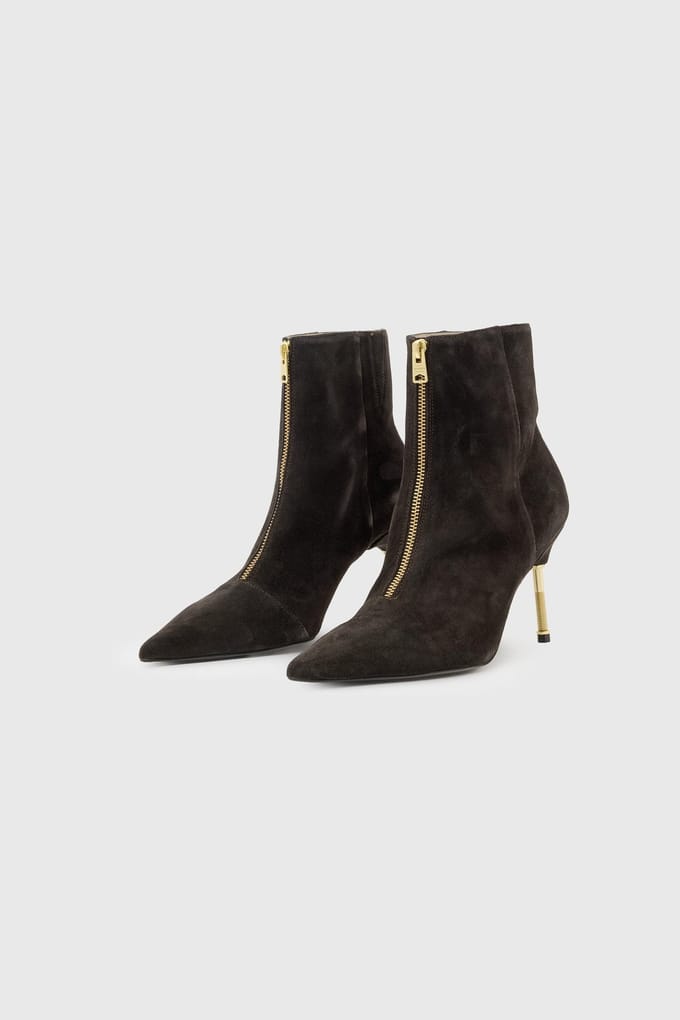 AllSaints Natasha Suede Boot Bitter Brown Größe: 41 | Stiefel Outlet | Damen | Braun